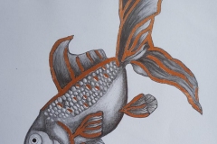 Edbas-Pencil-and-Gold-Leaf-Fantail-Fish